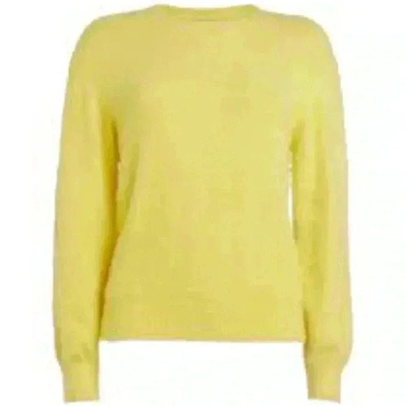 Maje Yellow sweater‎ crew neck size 2 - Picture 1 of 8